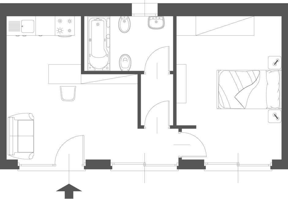 Plan Wohnung 28